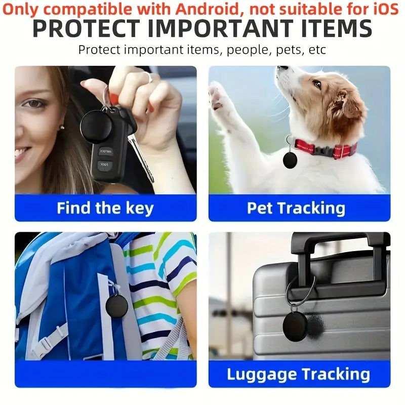 Mini Smart GPS Tracker – Waterproof Bluetooth Locator for Car, Pets & Personal Items