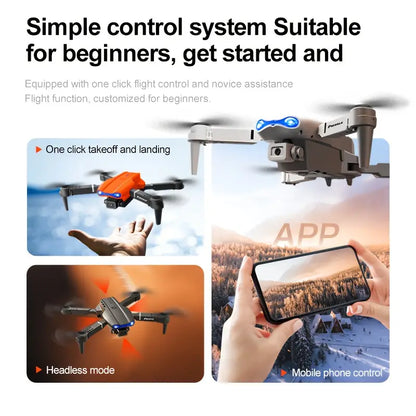E99 Pro Drone – Dual Camera, 4K HD, 360° Flip, Foldable & Portable Design
