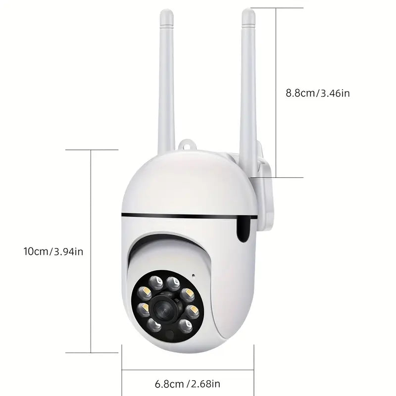 Smart 1080P WiFi Security Camera with Motion Detection & Night Vision