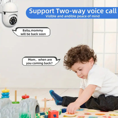 Smart 1080P WiFi Security Camera with Motion Detection & Night Vision