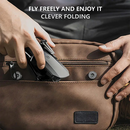 E88 Dual Camera Foldable Drone – HD Aerial Photography, LED Light, 360° Rotation, Portable Design