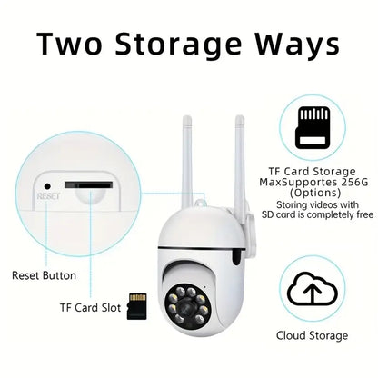 Smart 1080P WiFi Security Camera with Motion Detection & Night Vision