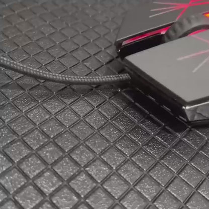 Futuristic LED Gaming Mouse – Silent & Audio Versions | Ergonomic RGB Car Design for PC & Laptop